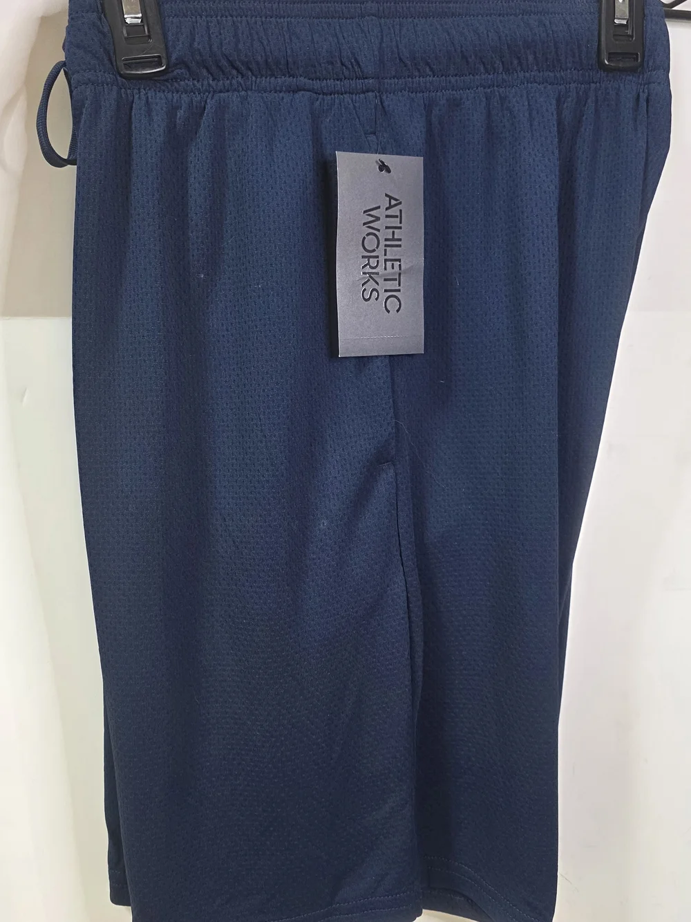 Athletic Works Blue Core Active Shorts Mens Medium (32-34) - Picture 3 of 5